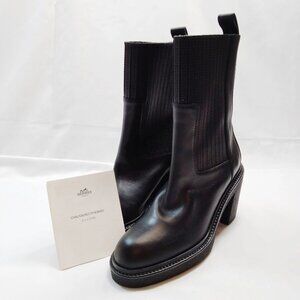 Hermes Boots Women Black Leather (calf) 620-071425
